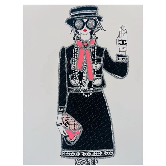 VERRIER HANDCRAFTED
New York City 11"X14" SWEAR ON MY CHANEL WHITE MAT - Picture 2 of 8